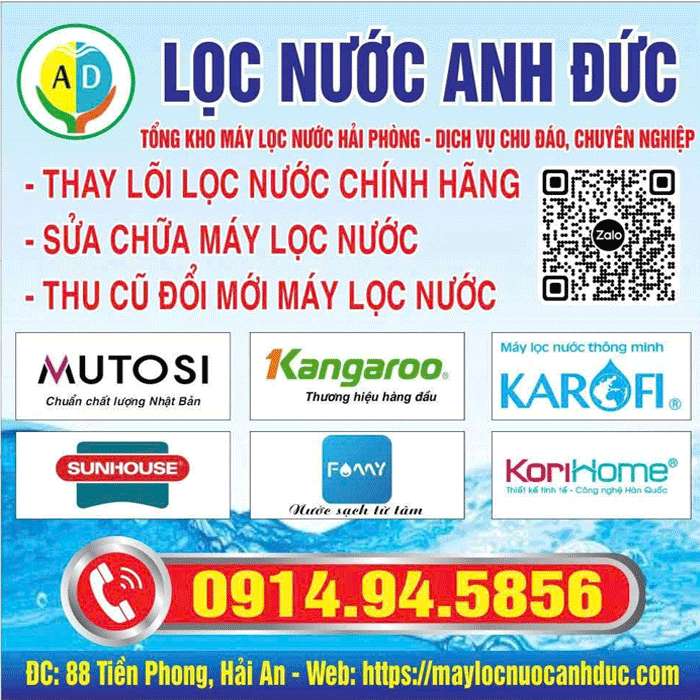 Sua may loc nuoc tai Duong Kinh