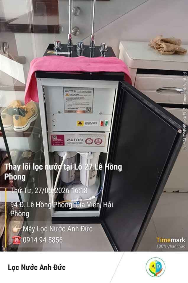 thay loi loc nuoc Mutosi