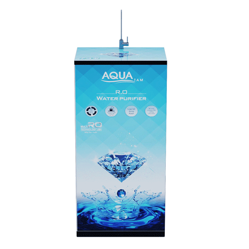 Máy lọc nước Aqua, 9 cấp lọc. Cây đứng sang trọng