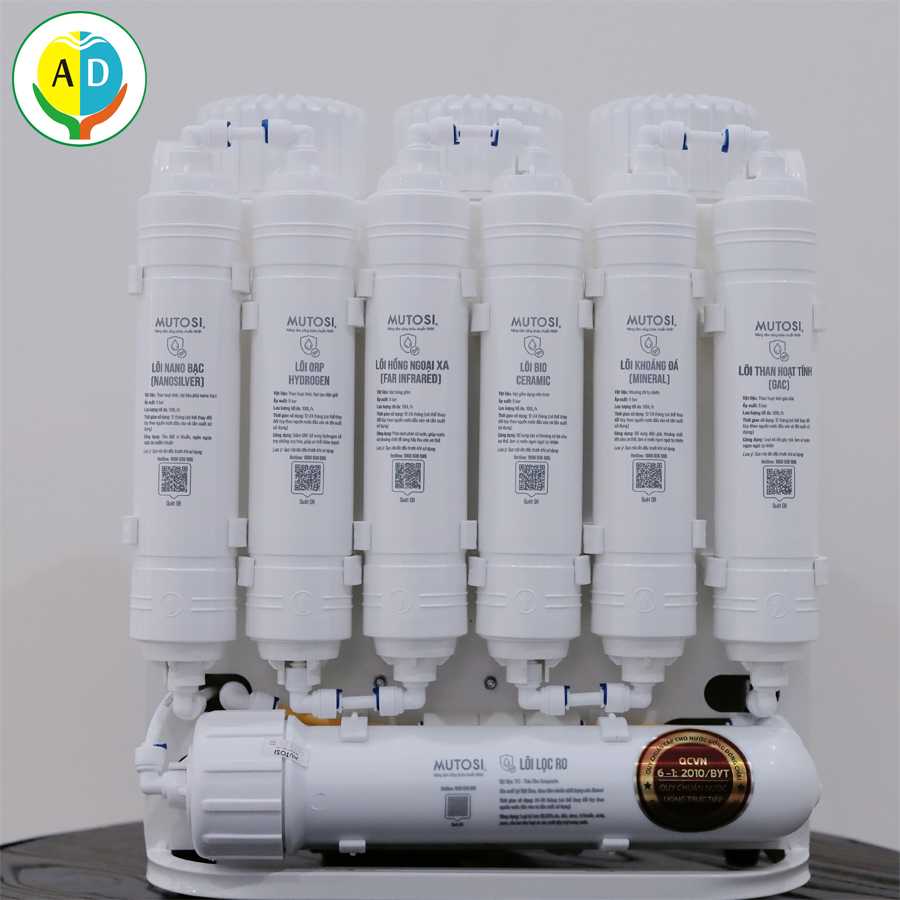 Máy lọc nước Mutosi ION kiềm để gầm MP-U66 – 10 cấp lọc&nbsp;