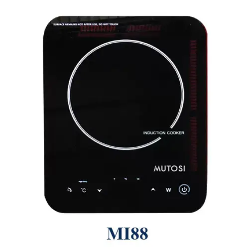 Bếp từ đơn Mutosi MI88 - Mặt kính chịu nhiệt, chống xước